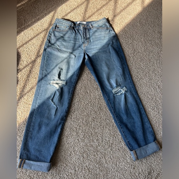 Boutique Kancan denim jeans relaxed fit. High waisted. SZ 11/29 - Picture 1 of 12